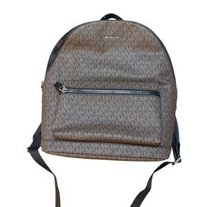 New Michael Kors Cooper Backpack Brown & Black